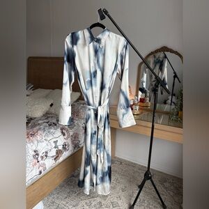 H&M Tie-Dye Long Sleeve Dress